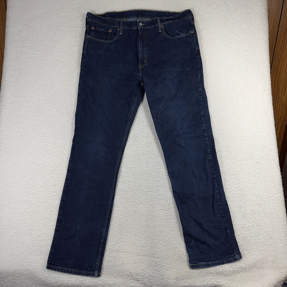 Levi's 514 Flex Straight Fit Jeans Mens 38x34 (39x32) Medium Blue Denim Cotton